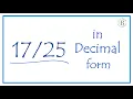as a Decimal