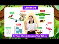 Lesson 38 Ways to Compare Two Objects Kindergarten Math For Kids