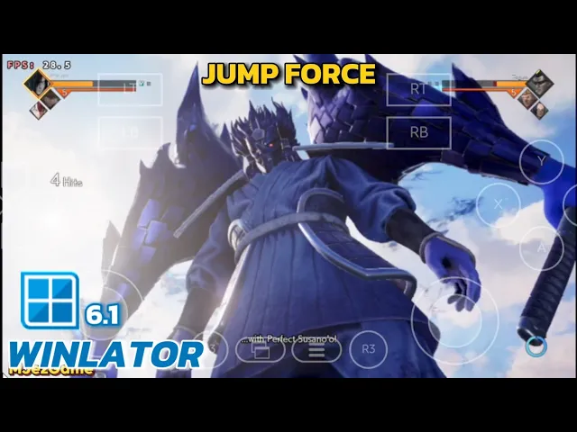 Winlator - Gameplay Jump Force - Windows