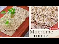 Easy DIY Macrame Table Runner Anyone Can Create