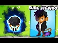 SOLO LEVELING in Bloons TD 6 Sung Jin-woo Mod