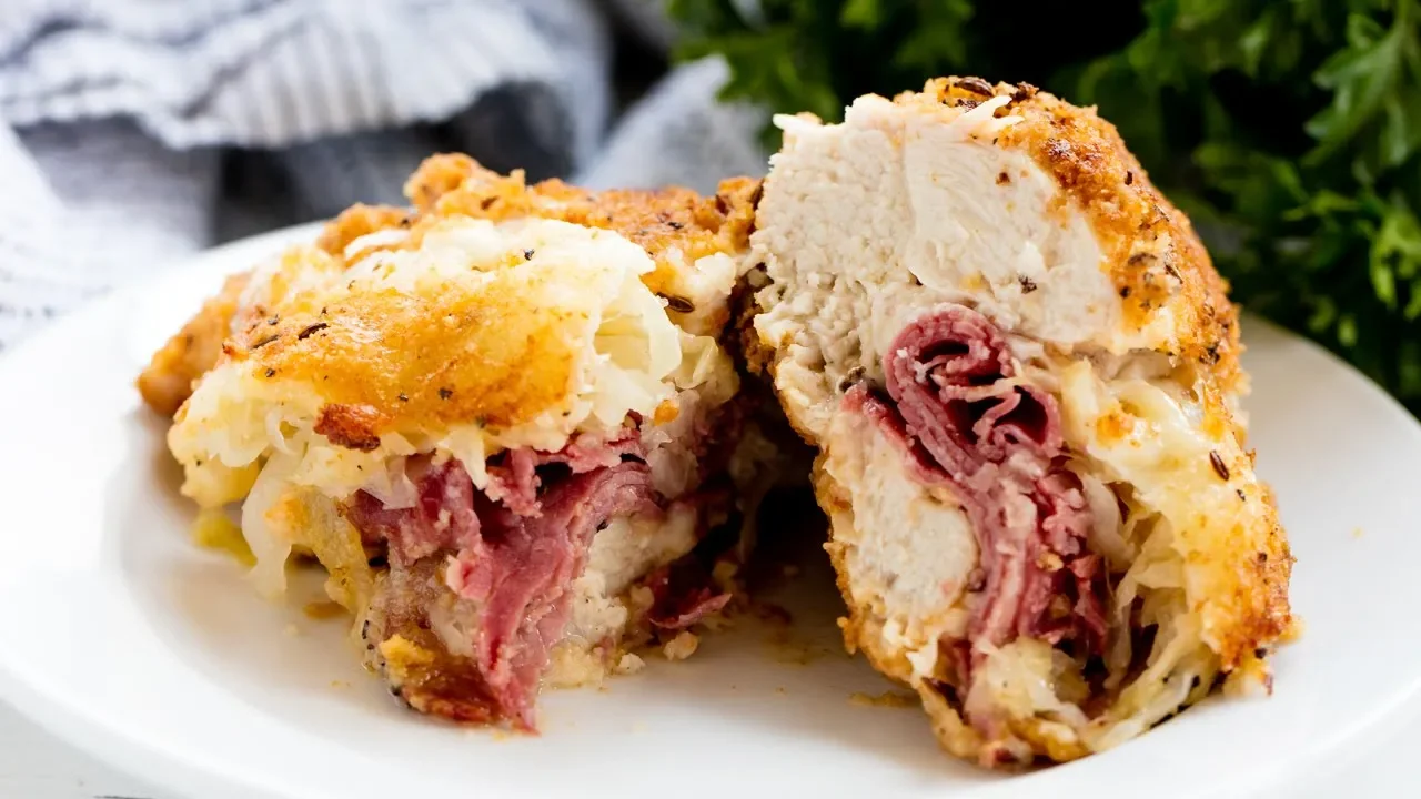 How to Make Reuben Stuffed Chicken   The Stay At Home Chef