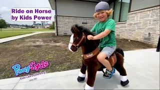 ponycycle ride on horse toy 2020 mechanical walking horse toy kids play with little pony cycle