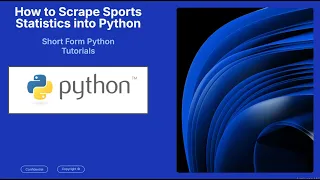 Web Scraping Sports Stats with Python Extract Data from Baseball Reference