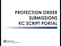 KC Script Portal - Protection Order Submissions
