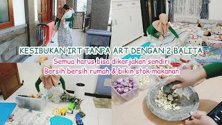 Download KESIBUKAN IRT TANPA ART | Bersih bersih rumah \u0026 bikin stok makanan | Semua dikerjakan sendiri MP3