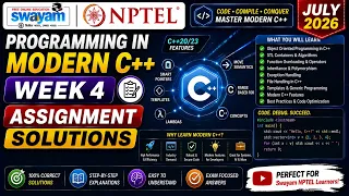 Programming in Modern C Week 4 Assignment Answers 2026 NPTEL July 2026 NPTEL Assignment