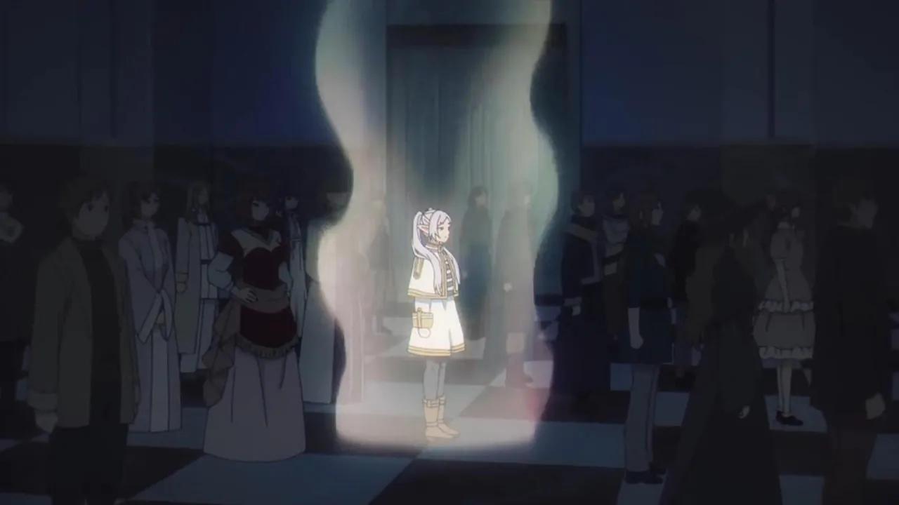 Frieren showing off in first class mage exam Ceremony | Frieren: Beyond Journey's End Episode 18 Frieren showing off in first class mage exam Ceremony | Frieren: Beyond Journey's End Episode 18