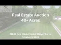 48 Acres Marysville IN October 3 2026