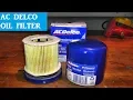 AC Delco Professional Oil Filter Review and Specs