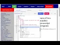 how make a javascript program to find sum of two number using user input