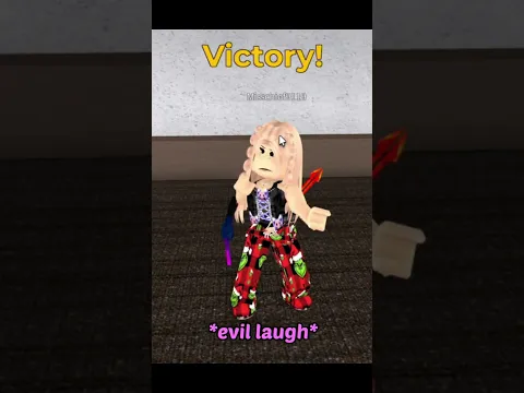 THE MOST ADORABLE PLAYER IN MM2... 🤣 #roblox #mm2 #funny #gaming