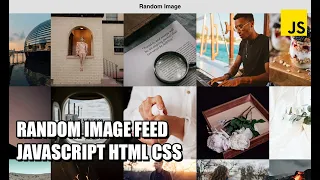 Random Image Feed JavaScript HTML CSS
