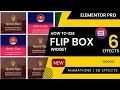 How to Use Flip Box Widget in Elementor Pro Tutorial