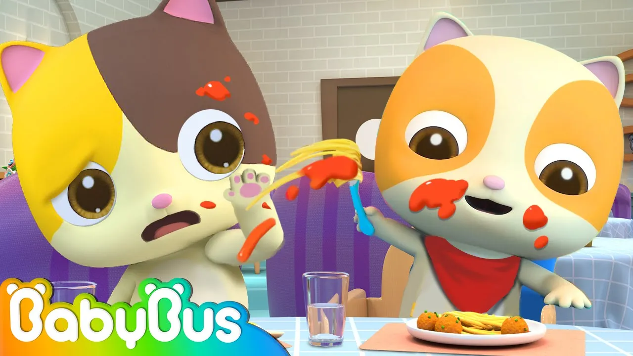 Table Manners Song 🍴 | Good Habits Song | Nursery Rhymes | Kids Songs | BabyBus Table Manners Song 🍴 | Good Habits Song | Nursery Rhymes | Kids Songs | BabyBus