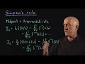 Simpson s Rule Lecture 38 Numerical Methods for Engineers