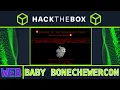 baby BoneChewerCon easy HackTheBox Web Challenge improper error handling