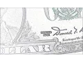 CRISP 1981 series ONE DOLLAR BILL found looking through money