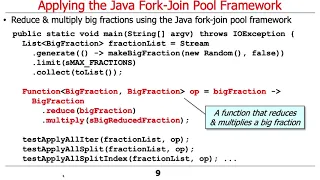 The Java Fork-Join Pool Overview of Example Applications