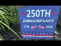 Watch Before Buying - 250th Anniversary USA Flag American Garden Flags for Outside