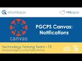 PGCPS Canvas Customizing Notifications