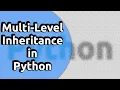 Multi-Level Inheritance in Python - Jit Code Hindi