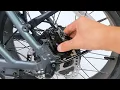 Adjustment of rear brake English