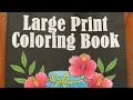 Large Print Coloring Book Review