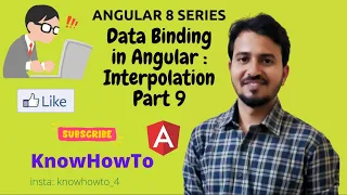 Angular 8 Tutorial - 9 Data Binding in Angular