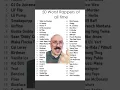 Download Lagu These Are The 50 WORST RAPPERS?! #shorts #rap #reaction