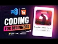 Clean HTML CSS Music Player UI Beginner Tutorial