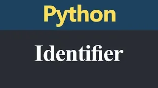 Identifier in Python Hindi