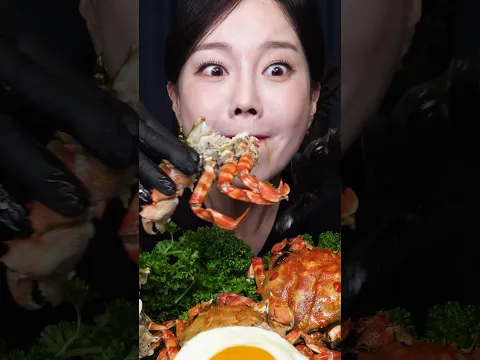 내장이 맛있는 범게 🦀? The Most Flavorful Crab Organ Paste You'll Ever Taste! Ssoyoung ASMR