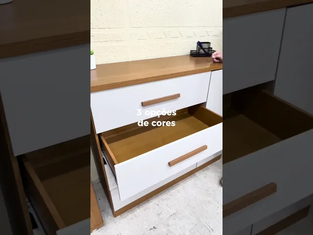 Cômoda Sapateira 4 Gavetas 1 Porta Genova Plus Zanzini Cinamomo
