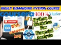 Python and Statistics for Financial Analysis Coursera Week 2 Quiz
