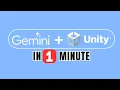 Unity Gemini AI Integration - Easy 1 minute Tutorial Free 2026