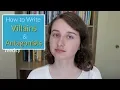 How to Write Villains Antagonists