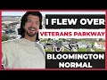 I Fly My Drone Over Veterans Parkway in Bloomington Normal Illinois