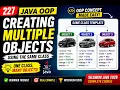 227 Creating multiple objects using the same class in Java Selenium Java 2026