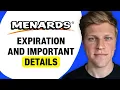 Menards Rebates Expiration and Important Details