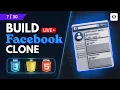 Day Full Facebook Website Clone Project HTML CSS JS