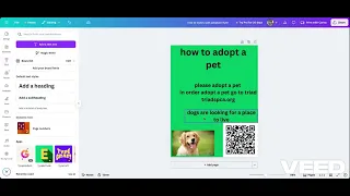 how to make a pet adoption flyer tutorial