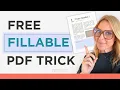 How to Make a Fillable PDF for Free with Canva and Sejda
