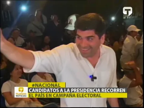 Candidatos a la presidencia recorren el país en campaña electoral