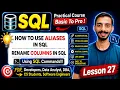 What is Aliases in SQL Why How to Use Aliases URDU Tutorial