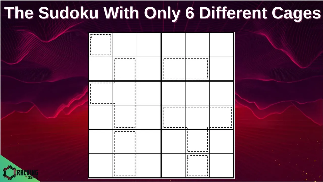 The Sudoku With Only 6 Different Cages