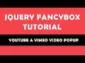 How to use JQuery FancyBox Plugin FancyBox 3 Tutorial