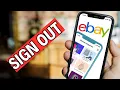 How to Sign Out from eBay 2024