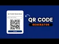 Create A QR Code Generator Using - HTML CSS JS