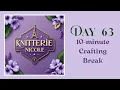 Download Lagu 63rd 10-minute crafting break | decade-long baby blanket - 2nd white row of 2nd repeat